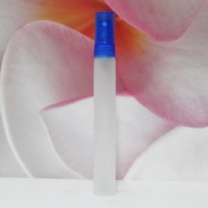 Tube Glass 8 ml Frosted with PE Sprayer: BLUE